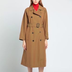 Paul Smith Trench Coat, Womens XS, IT36, Brown/Green